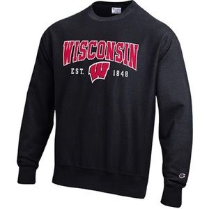 Champion Wisconsin Crewneck